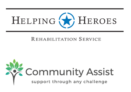 Logo of Helping Heroes/Community Assist